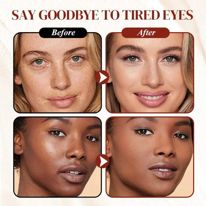 Wake Up Your Eyes in Seconds — Smooth, Bright & Crease-Free.